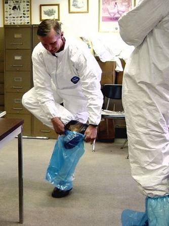 Avian flu biosecurity - overalls