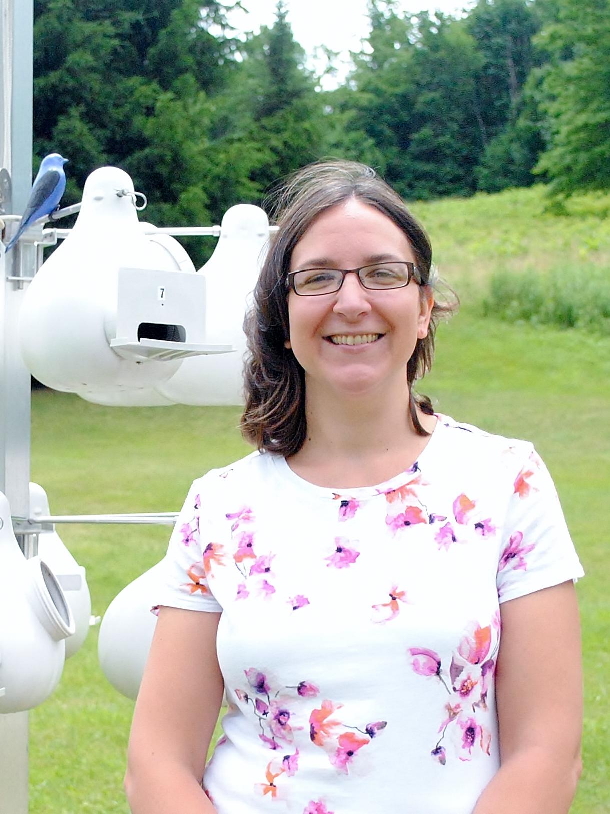 A portrait of Beth Potter, an associate professor of microbiology at Penn State Behrend.