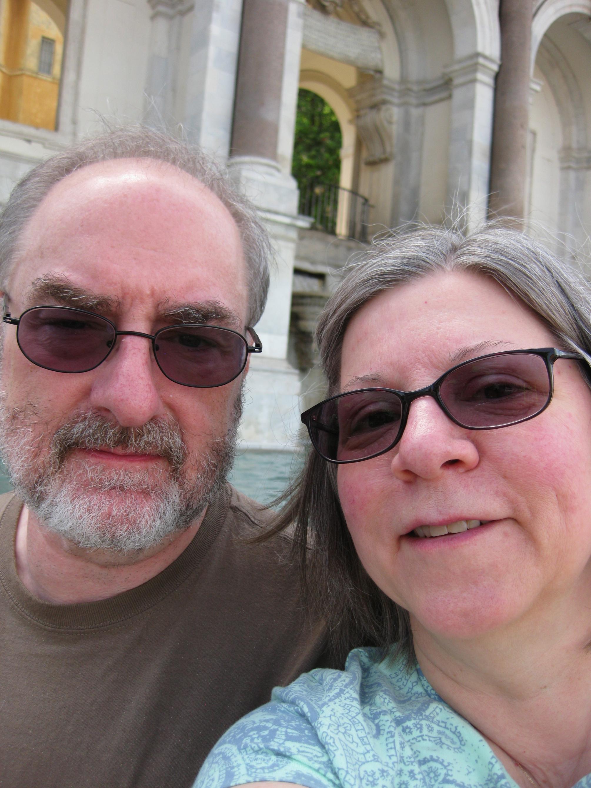 Mary Curran took a selfie of the couple at the Acqua Paola on the most recent trip to Rome. 