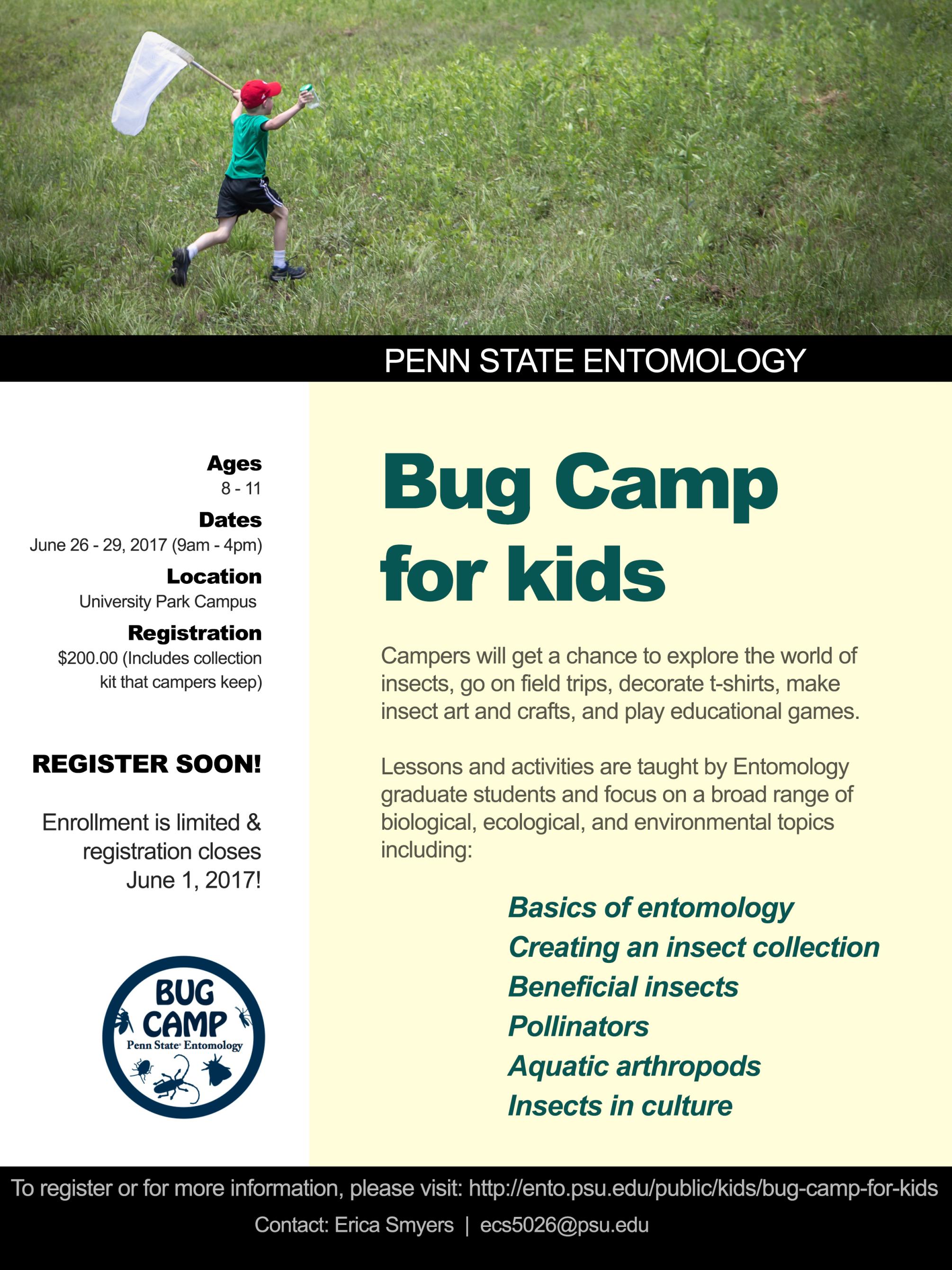 Bug Camp for Kids poster