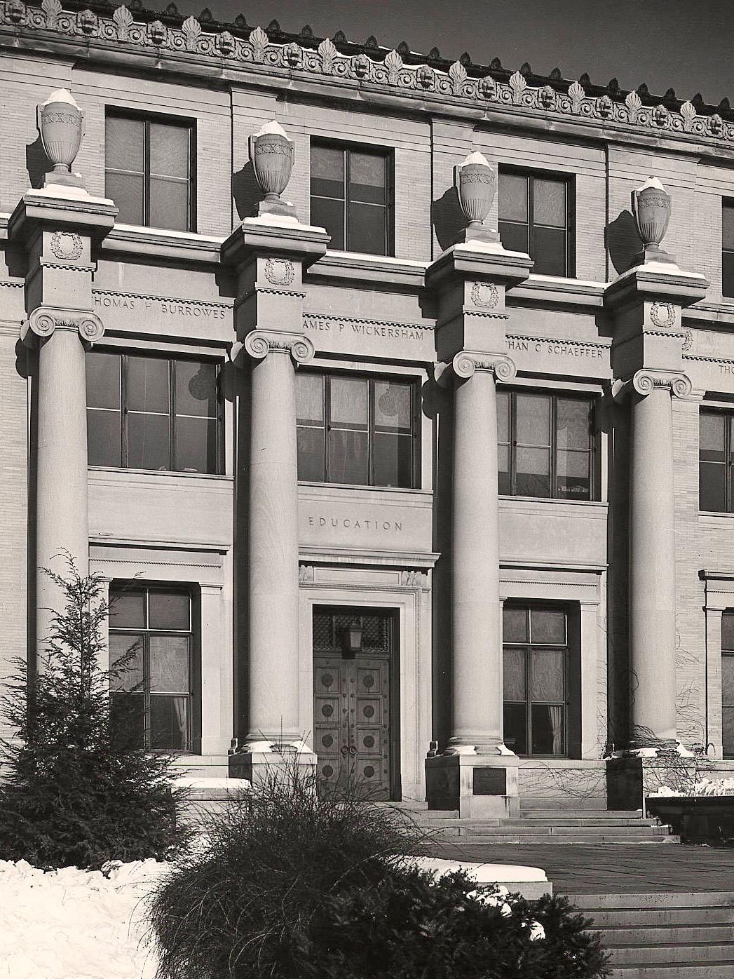 Burrowes Building close up 