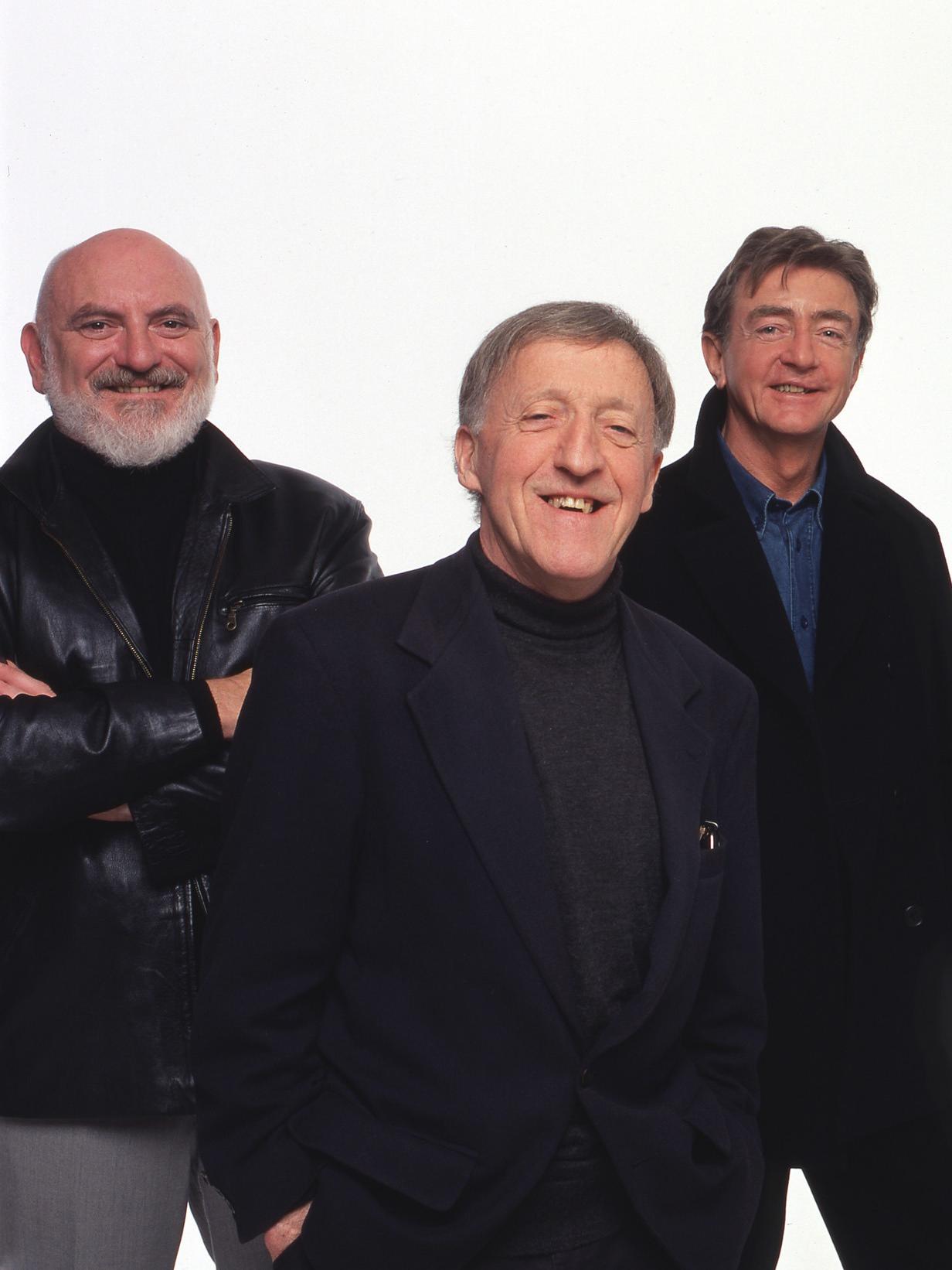 Matt Molloy, Paddy Moloney and Kevin Conneff of The Chieftains