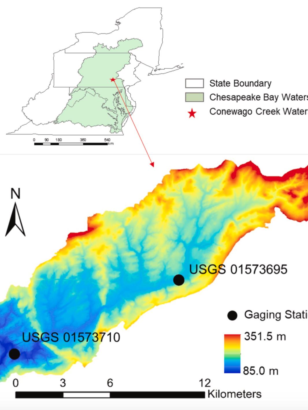 map of watershed