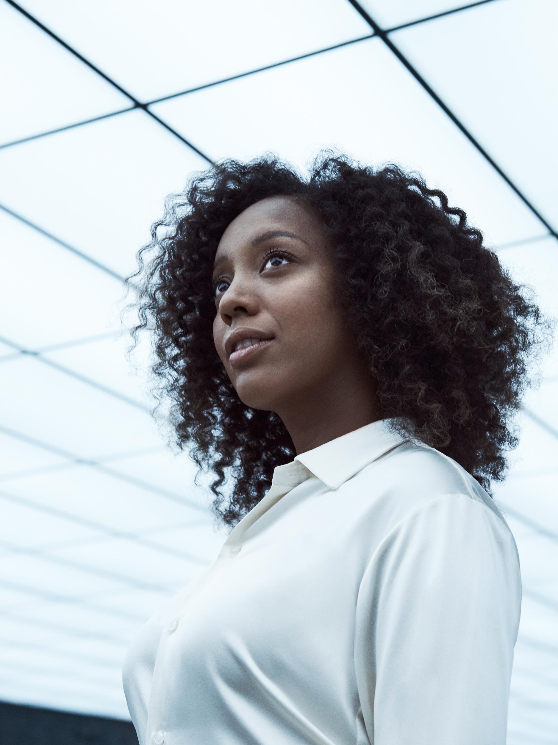 A portrait of NASA engineer Moogega "Moo" Cooper