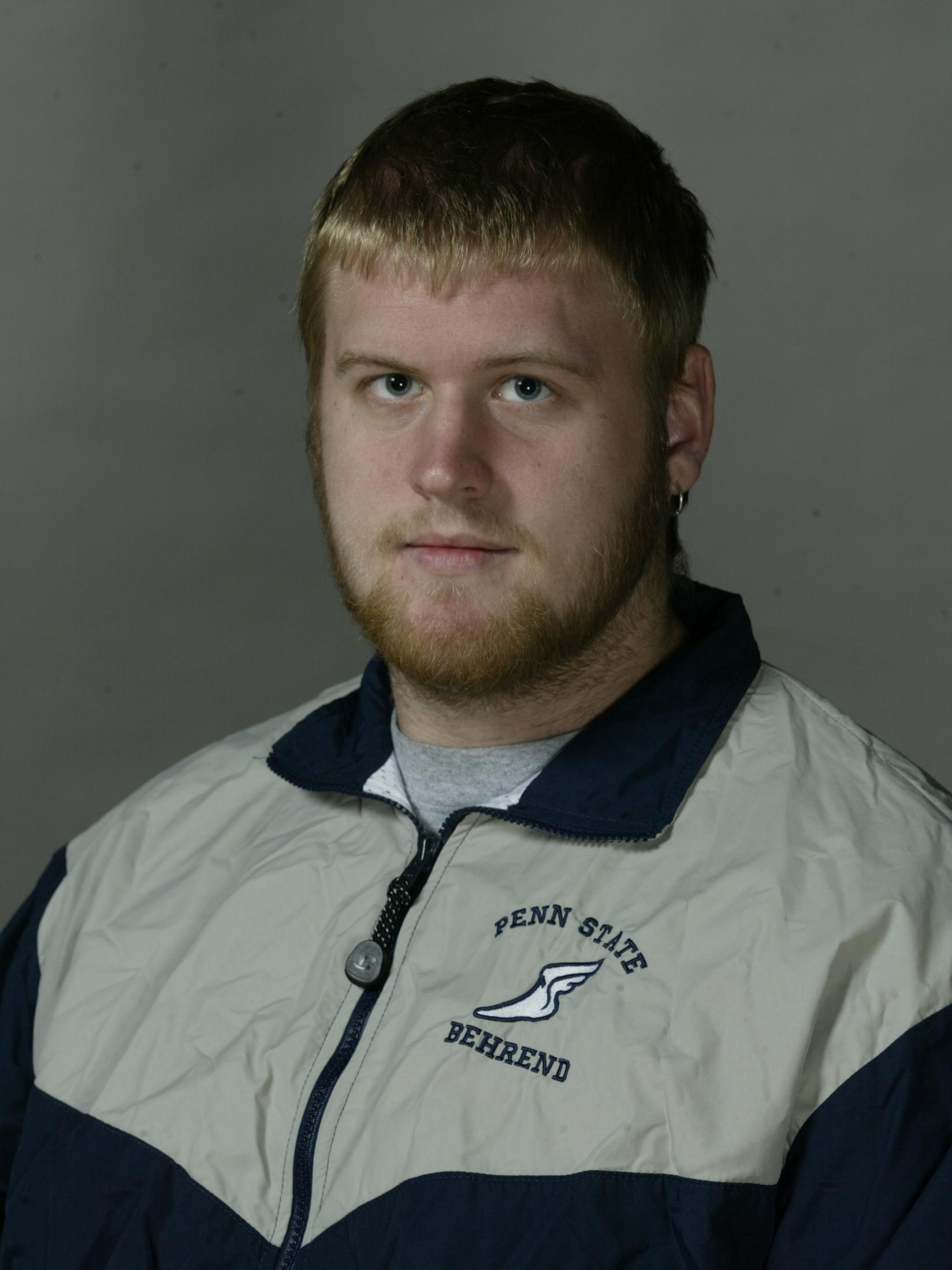 Former Penn State Behrend student-athlete Dan Mitchell