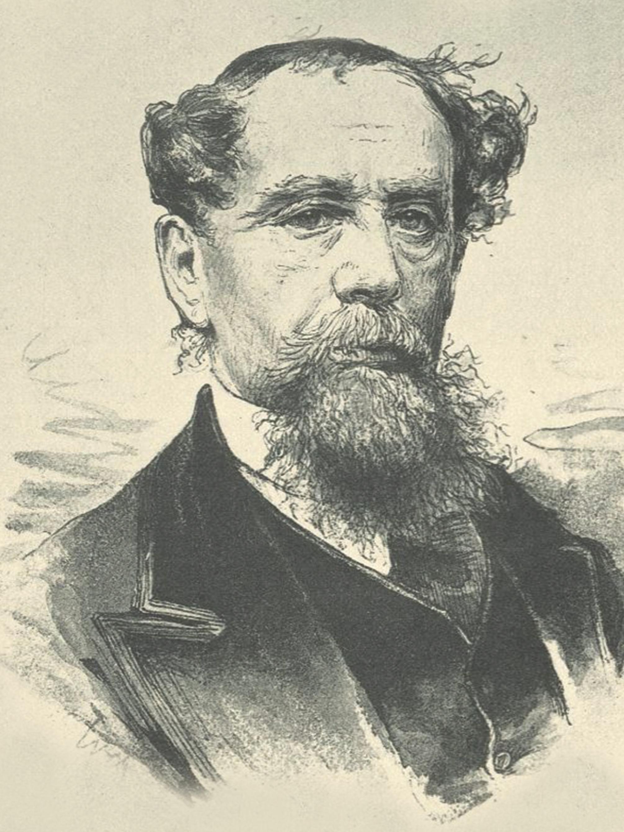 Charles Dickens drawing