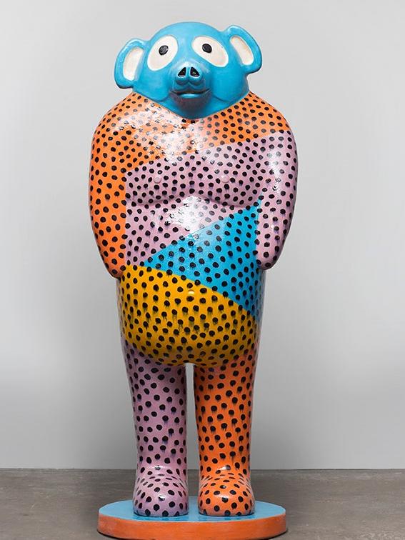 Jun Kaneko, Untitled, Tanuki, 2014