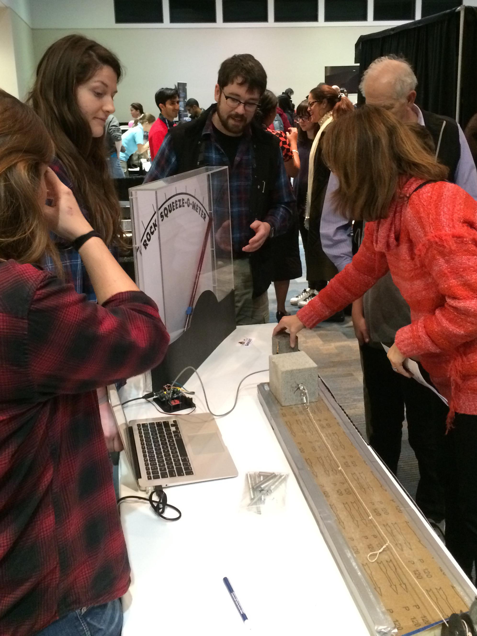 family using hands-on earthquake science activities