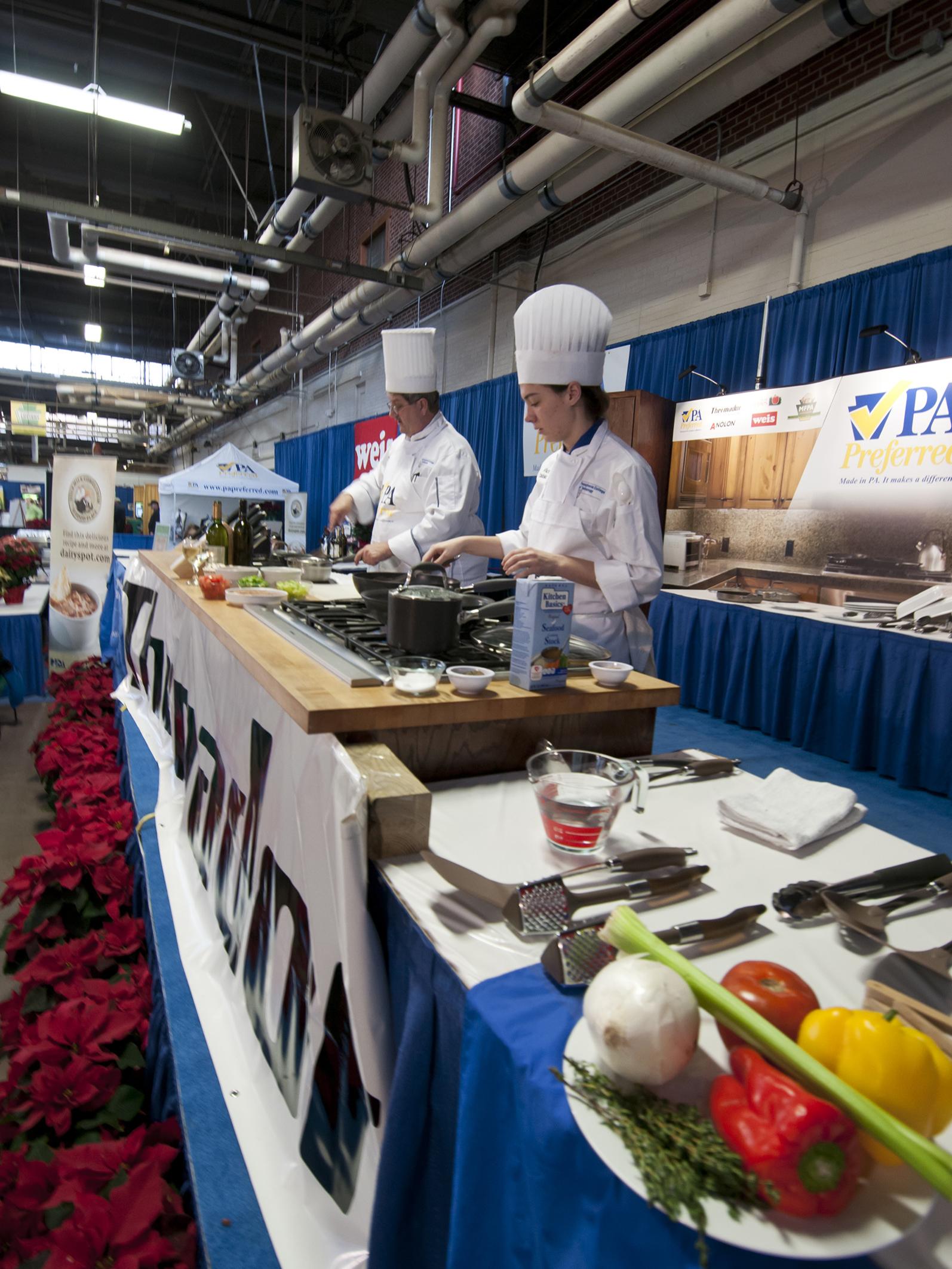 Paul Mach and Victoria L. Zablocky at the Farm Show