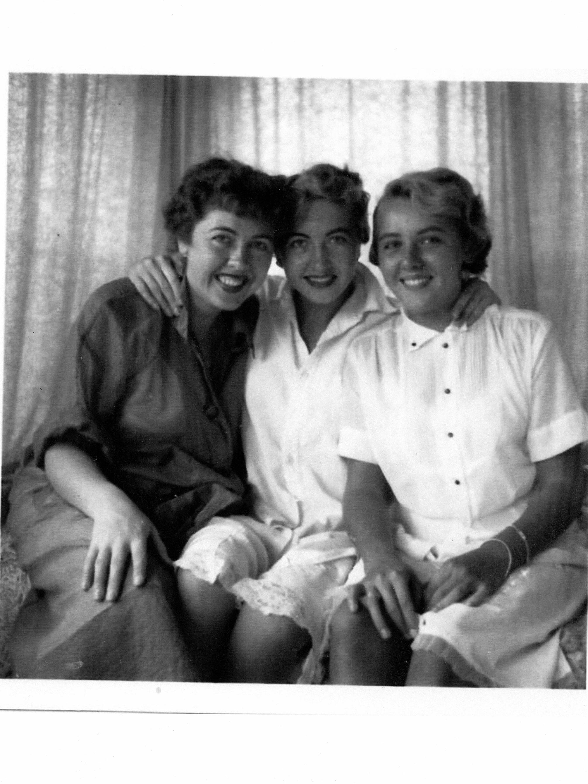 Catherine (left) and her sisters