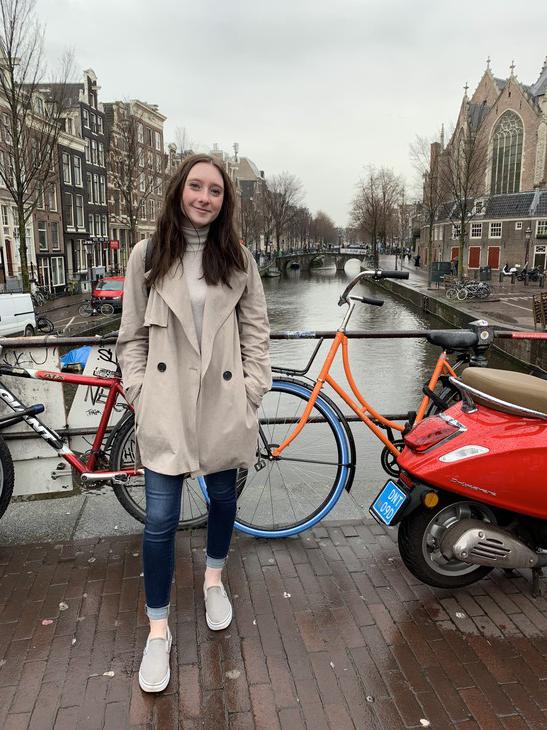 Grace Ecklund in Amsterdam