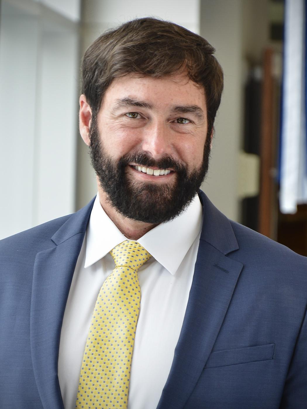 A portrait of Greg Filbeck, the new director of the Black School of Business at Penn State Berhend