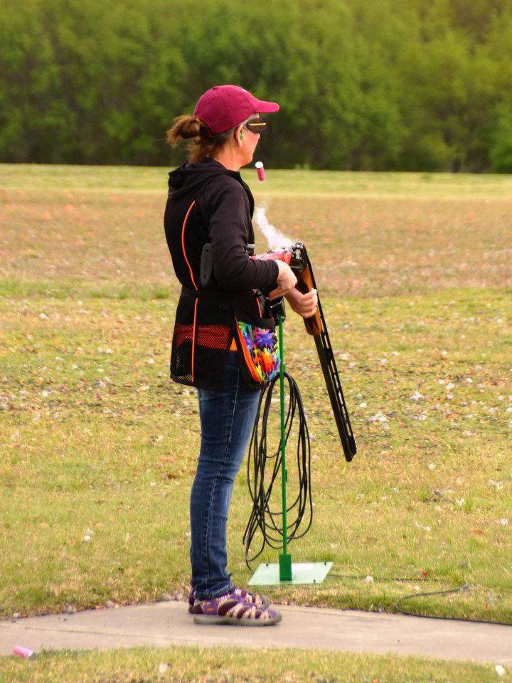 KayLynn Hamilton trapshooting