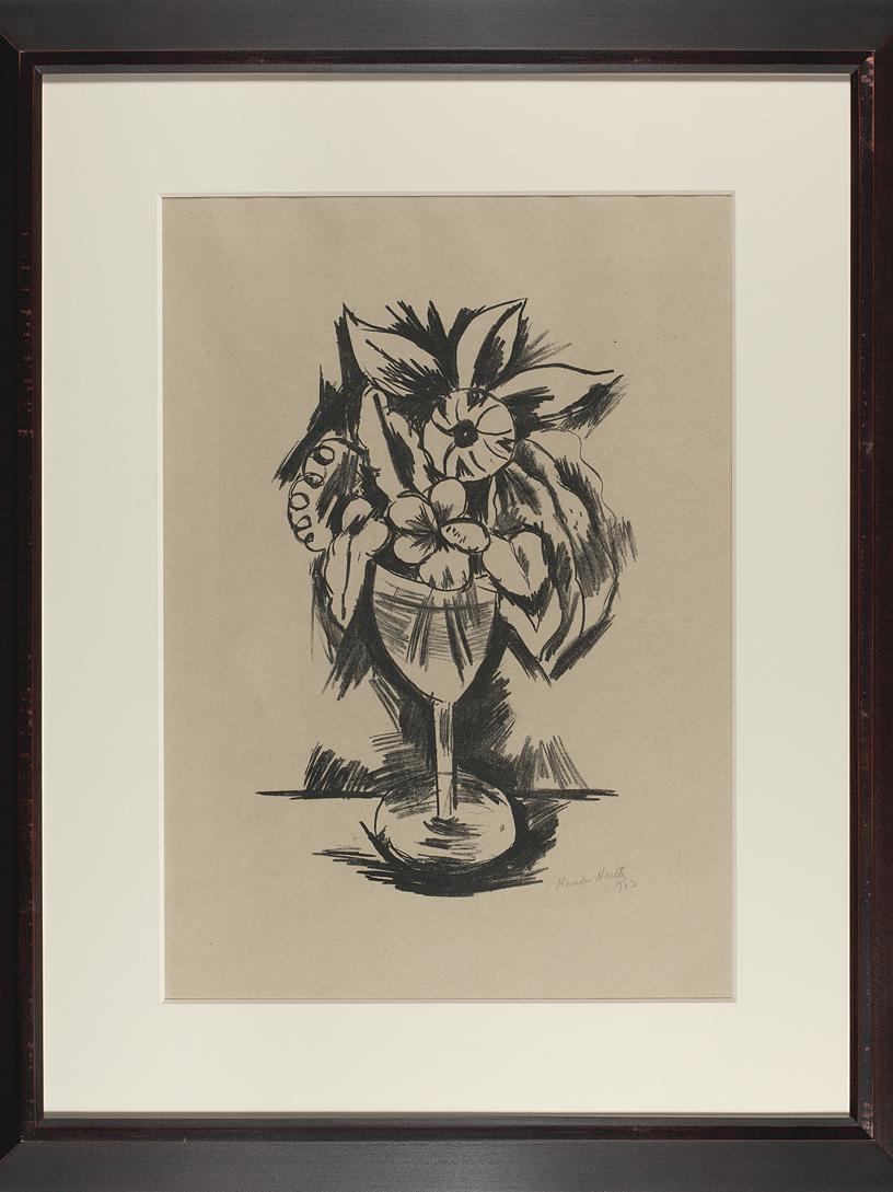 Marsden Hartley (1877–1943), Flowers in Goblet #3