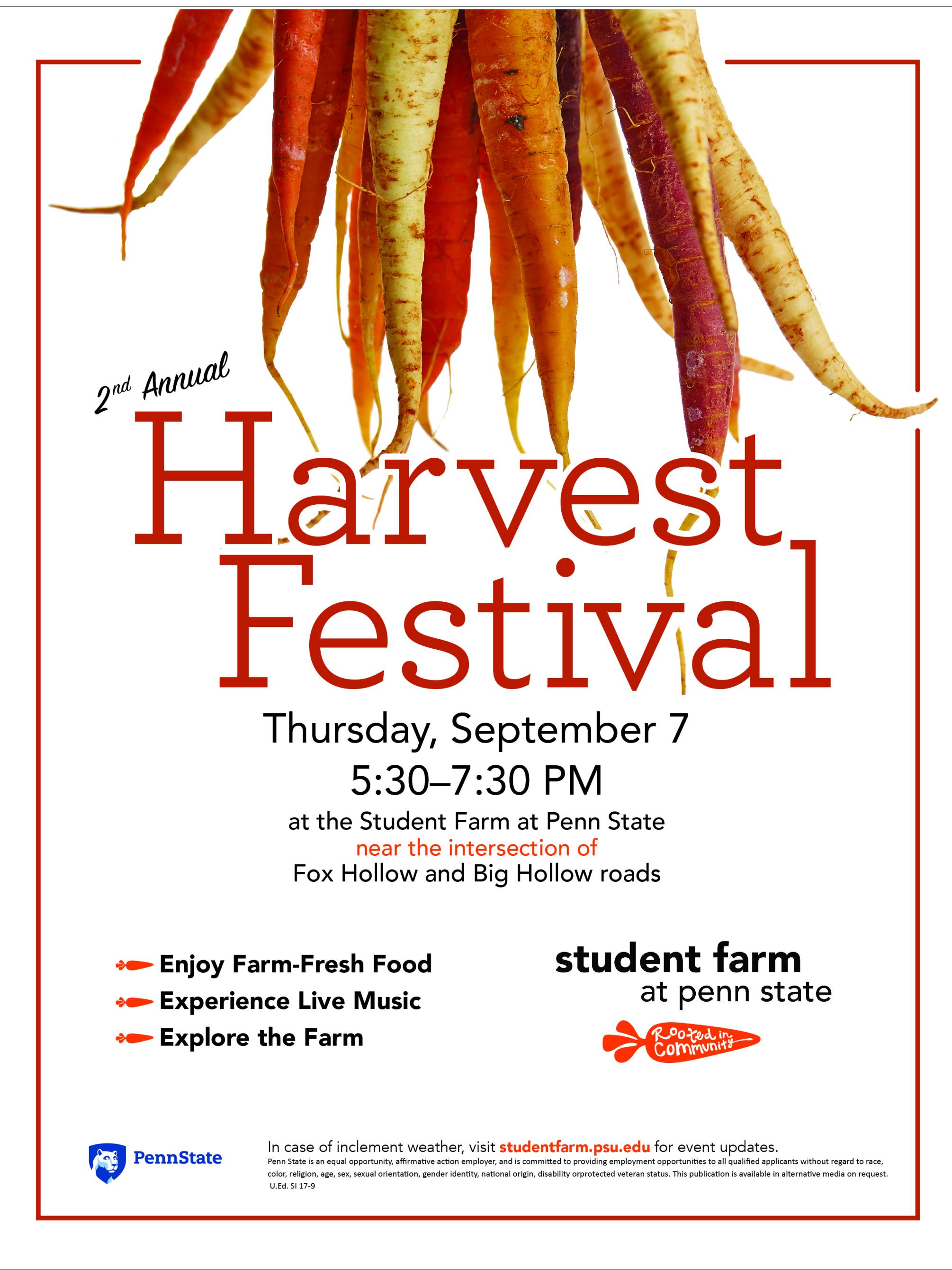 2017 Harvest Festival Flyer