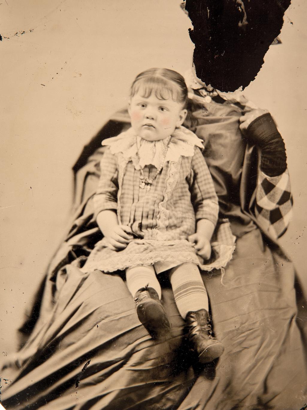 Unknown photographer, tintype with hand coloring, 1860s–70s. Collection of Lee Marks and John C. DePrez Jr.