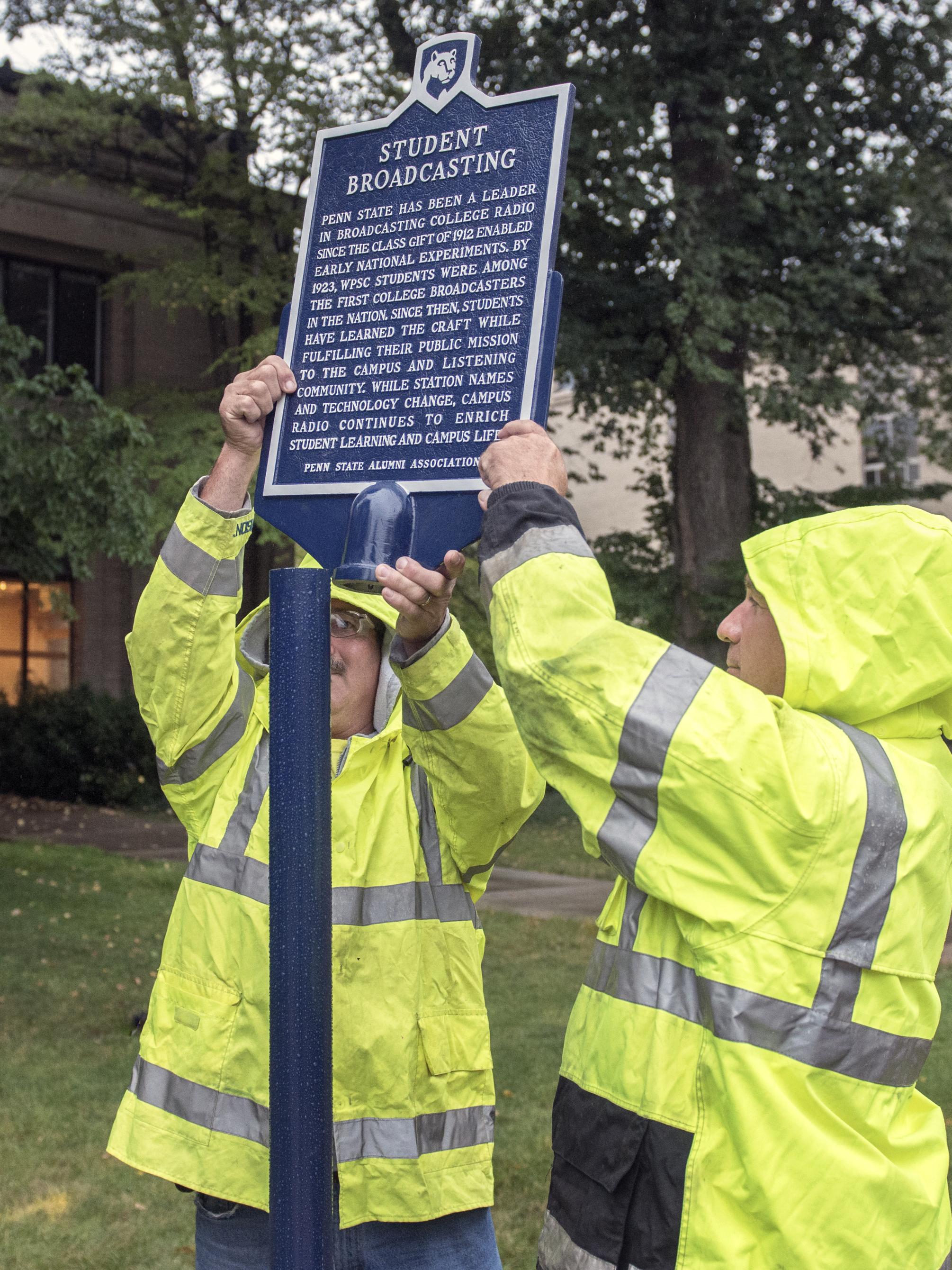 Student Broadcasting Historical Marker_vertical photo 