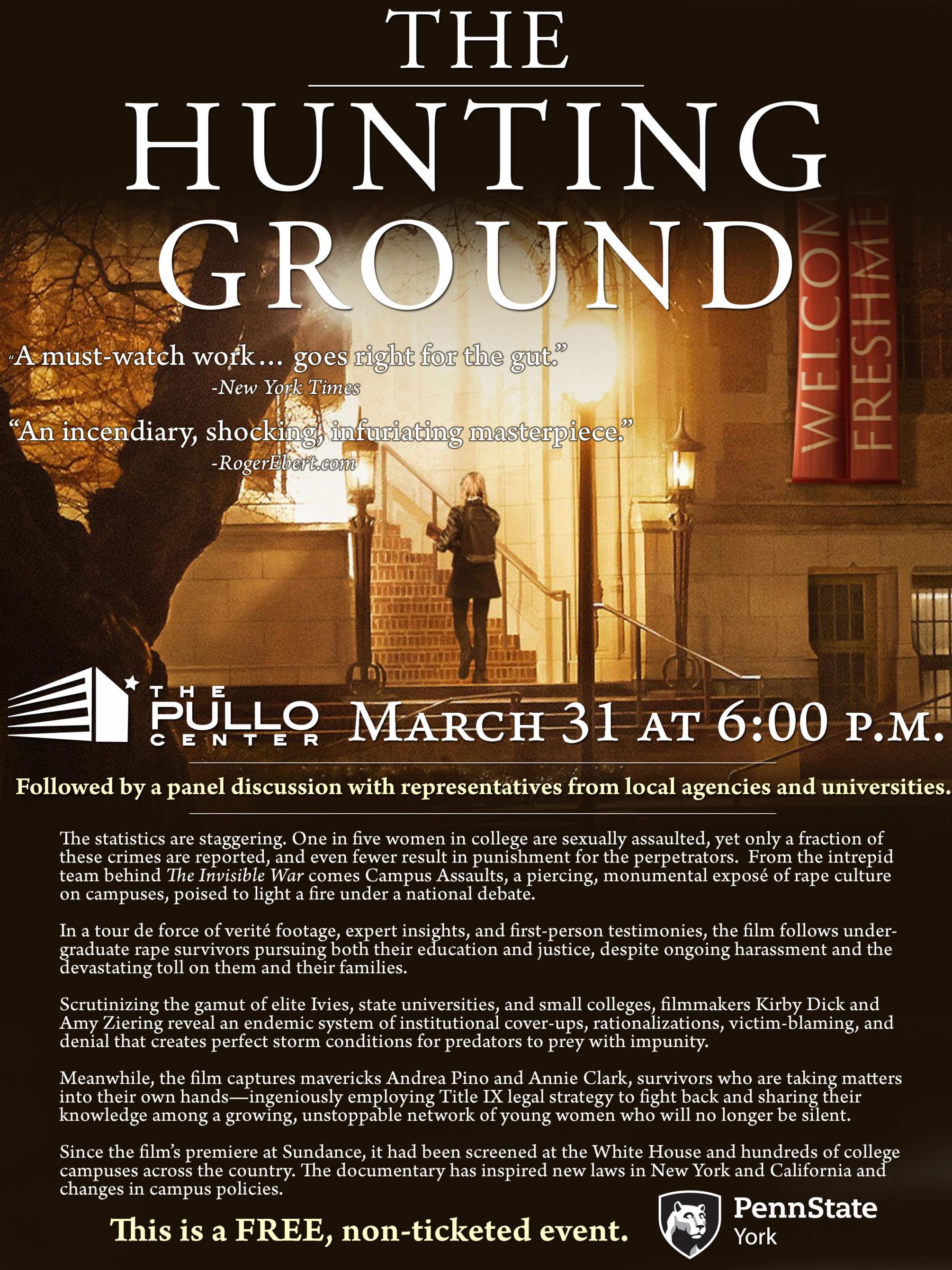 York The Hunting Ground Screening