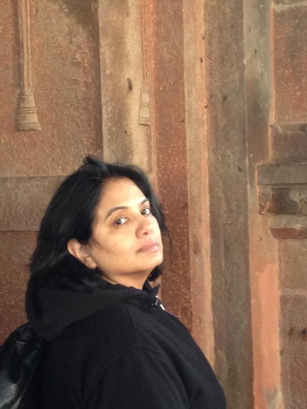 Madhuri Desai at Brindavan Govind Dev