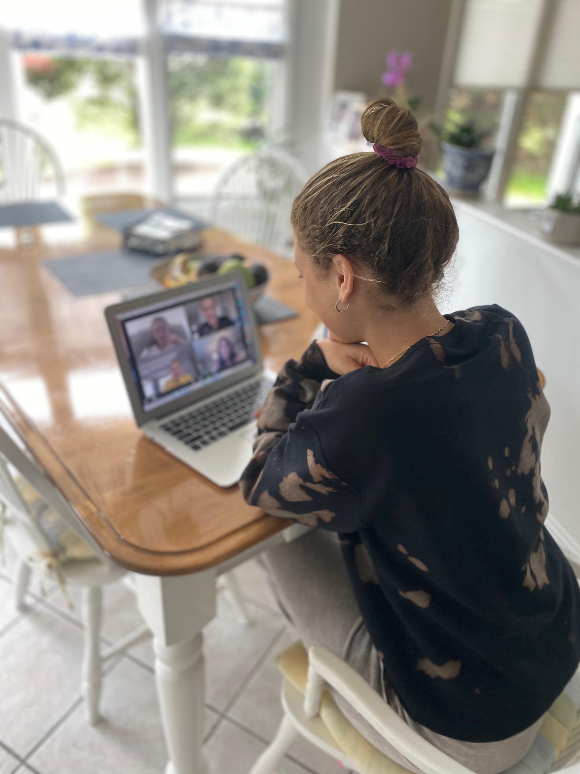 Student works remotely on a senior capstone project to develop a marketing campaign to increase awareness of food waste in Centre County