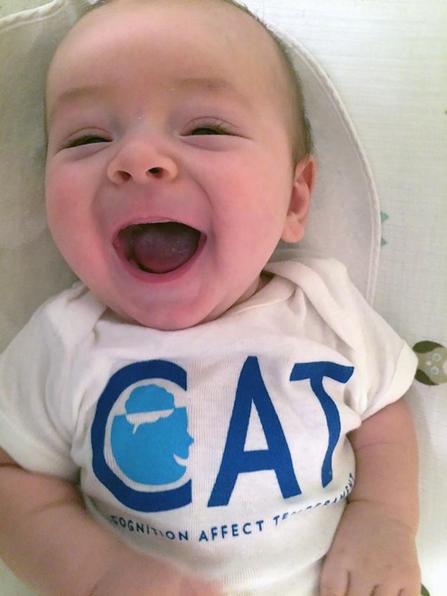 Infant laughing