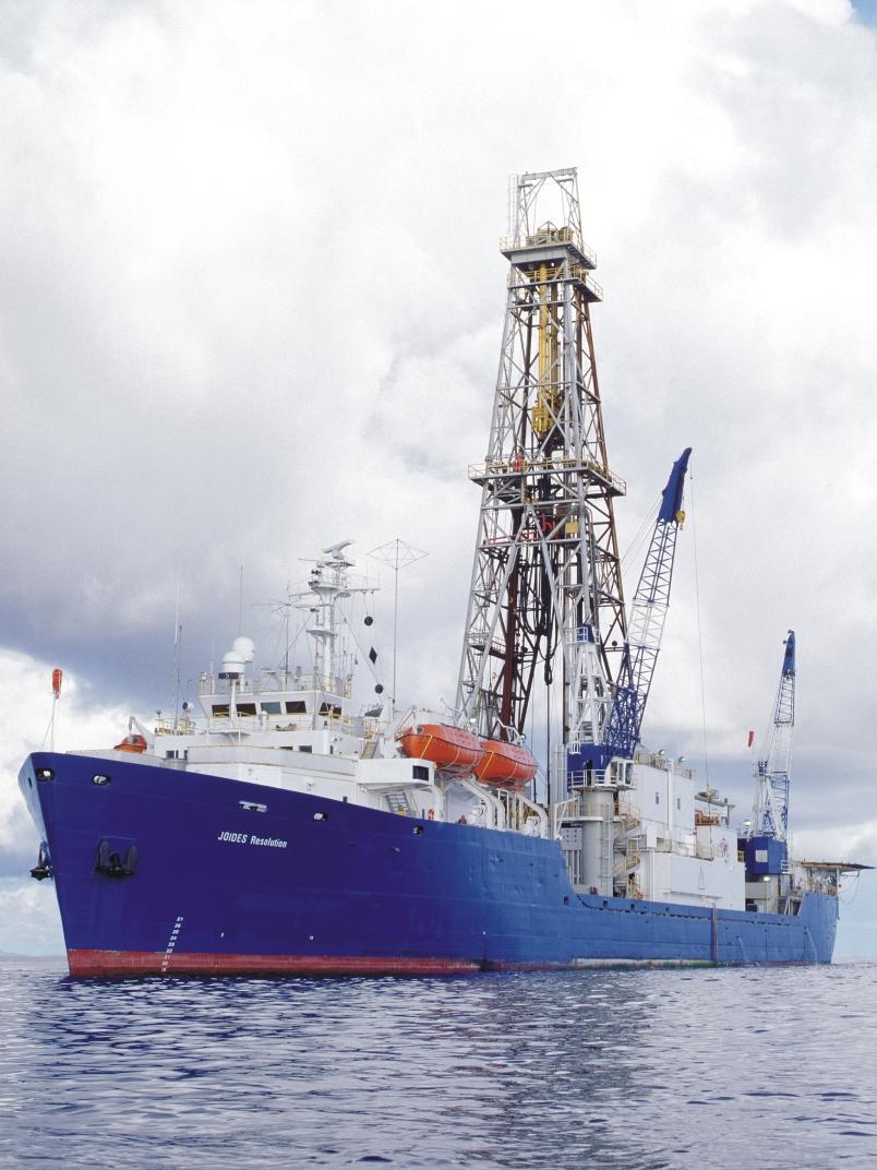 JOIDES Resolution drill ship
