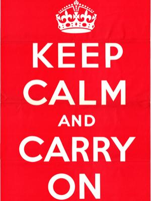 keep calm poster