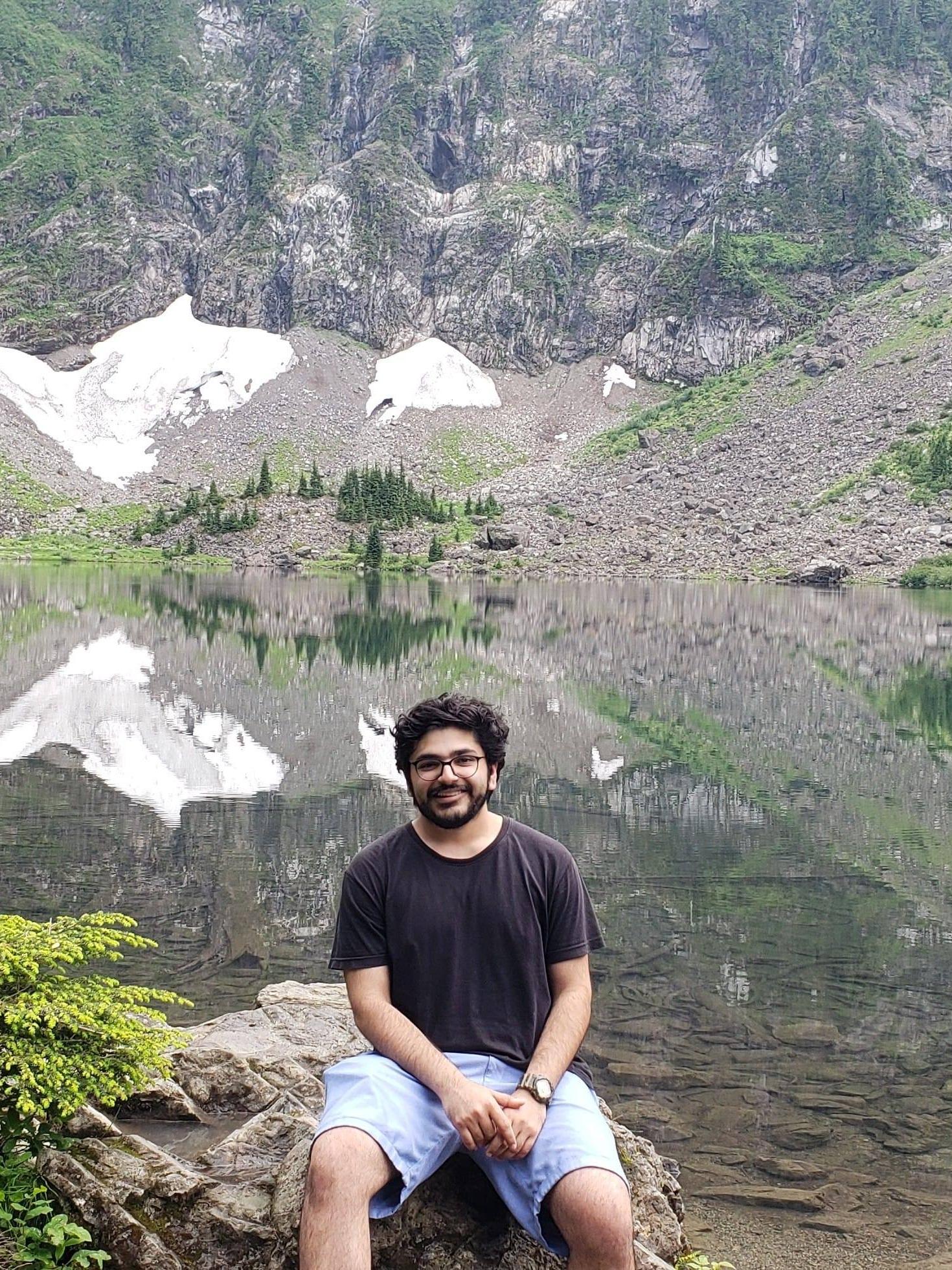 Achyuta Jha at Lake 22 in Seattle
