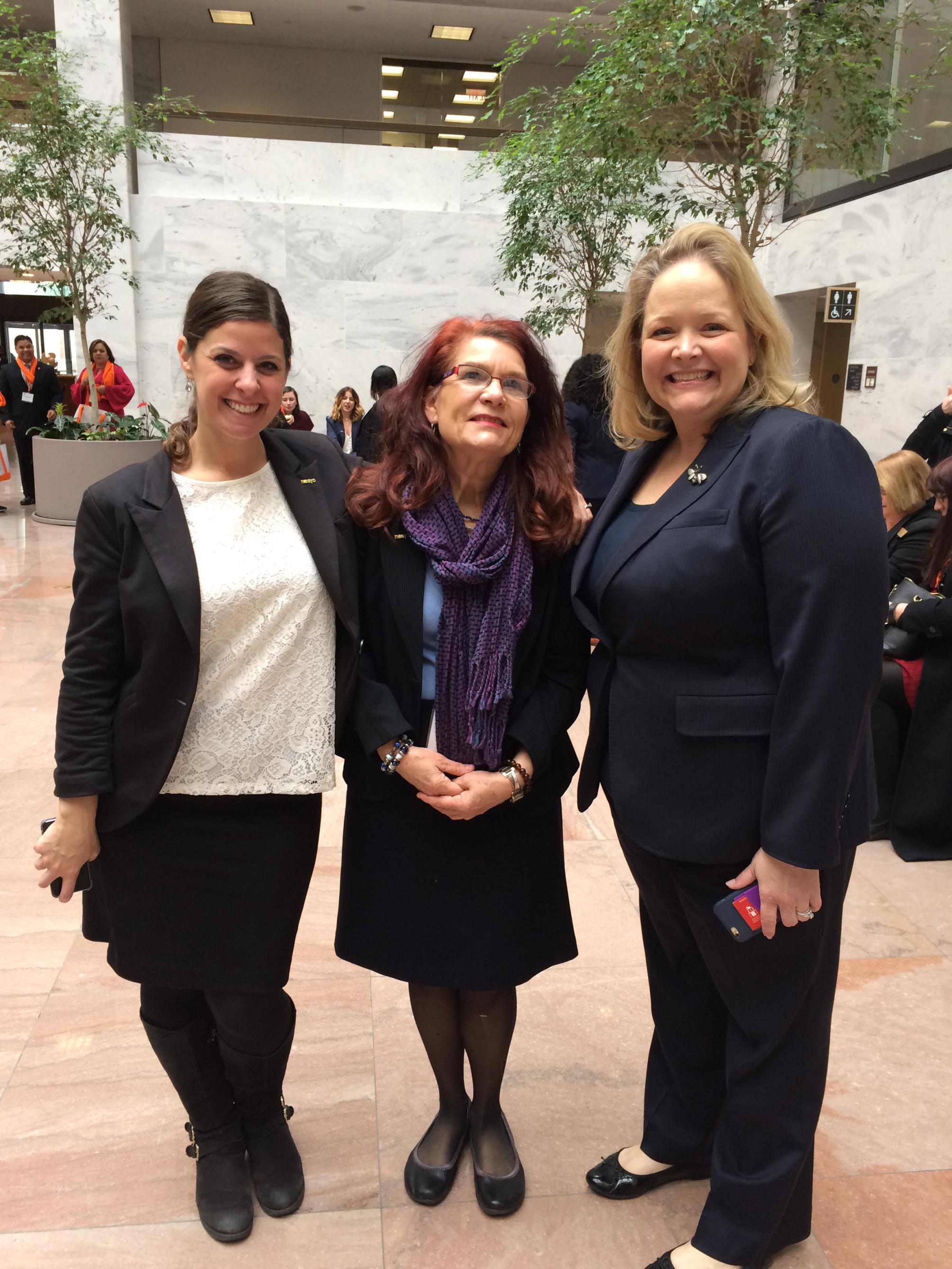 Penn State Brandywine's Lynn Hartle in Washington, D.C. with NAEYC