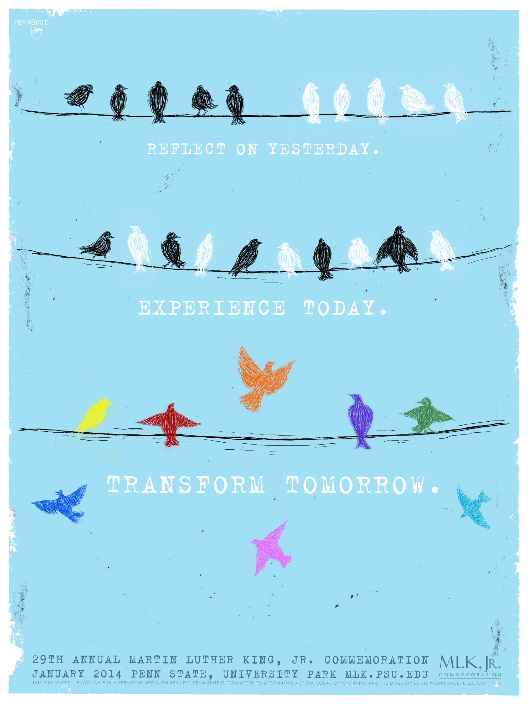 The 2014 MLK Commemoration poster