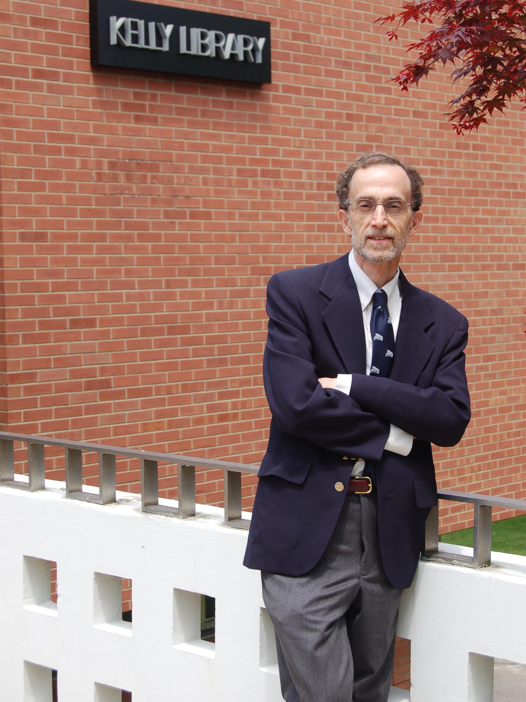 Man standing in front of building