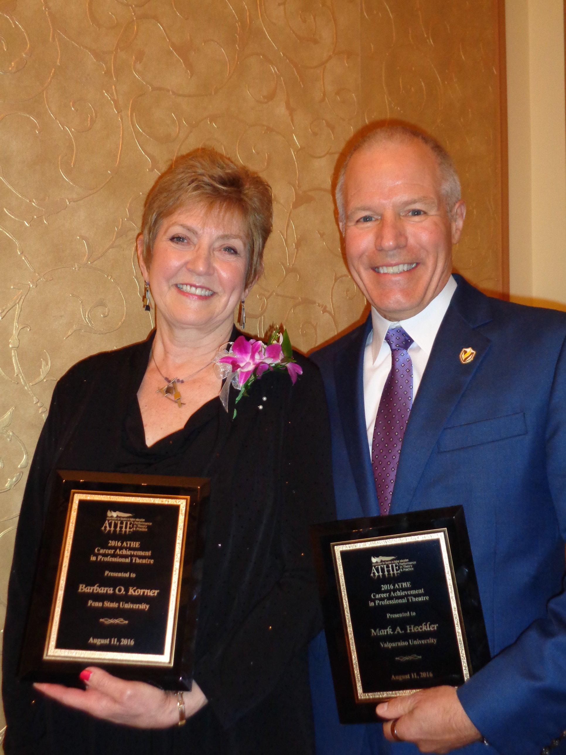 Barbara Korner and Mark Heckler