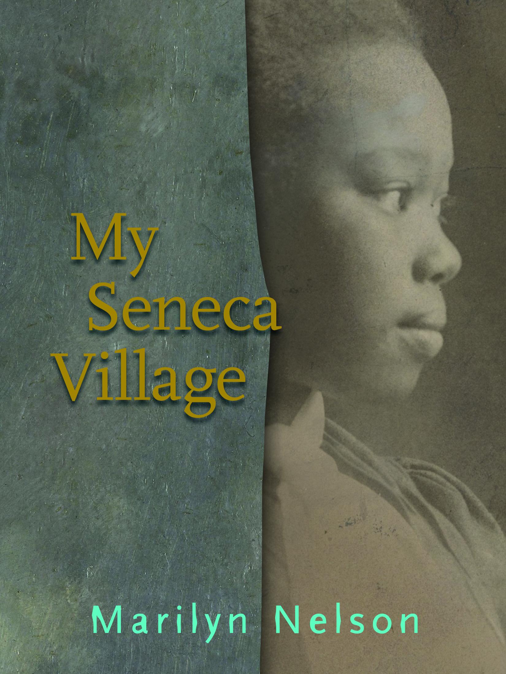 book cover sepia photoillustration showing profile of girl looking to the right