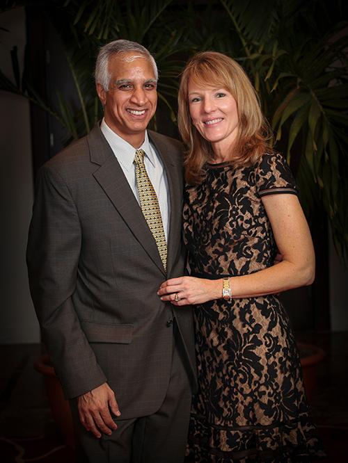 Naren and Judy Gursahaney portrait