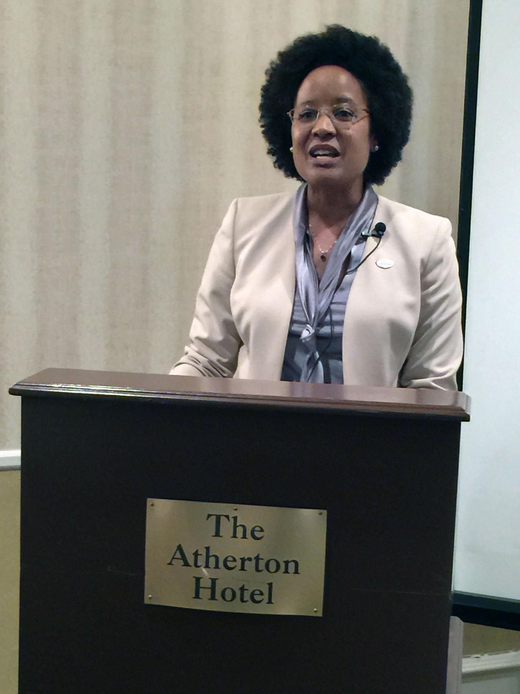 Harriet Nembhard, professor and interim department head of the Harold and Inge Marcus Department of Industrial and Manufacturing Engineering