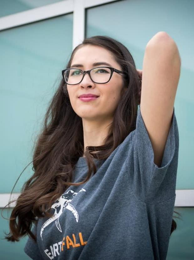 A portrait of eSports broadcaster Olivee May