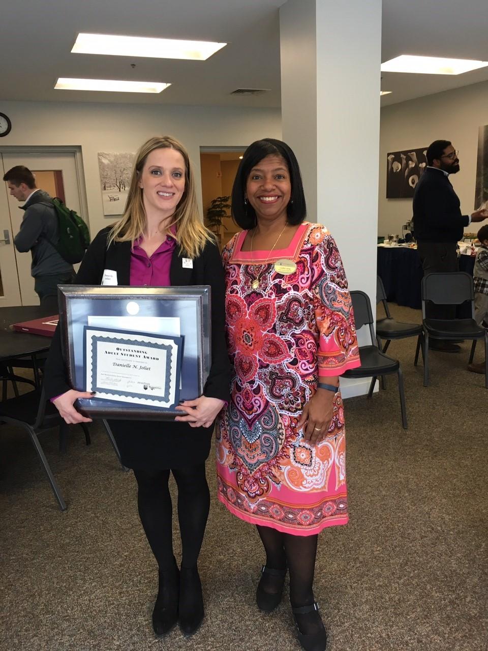 Danielle Joliet Penn State Outstanding Adult Learner Award recipient