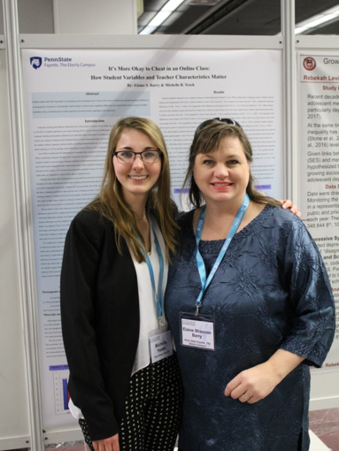 Michelle Yezek and Dr. Elaine Barry