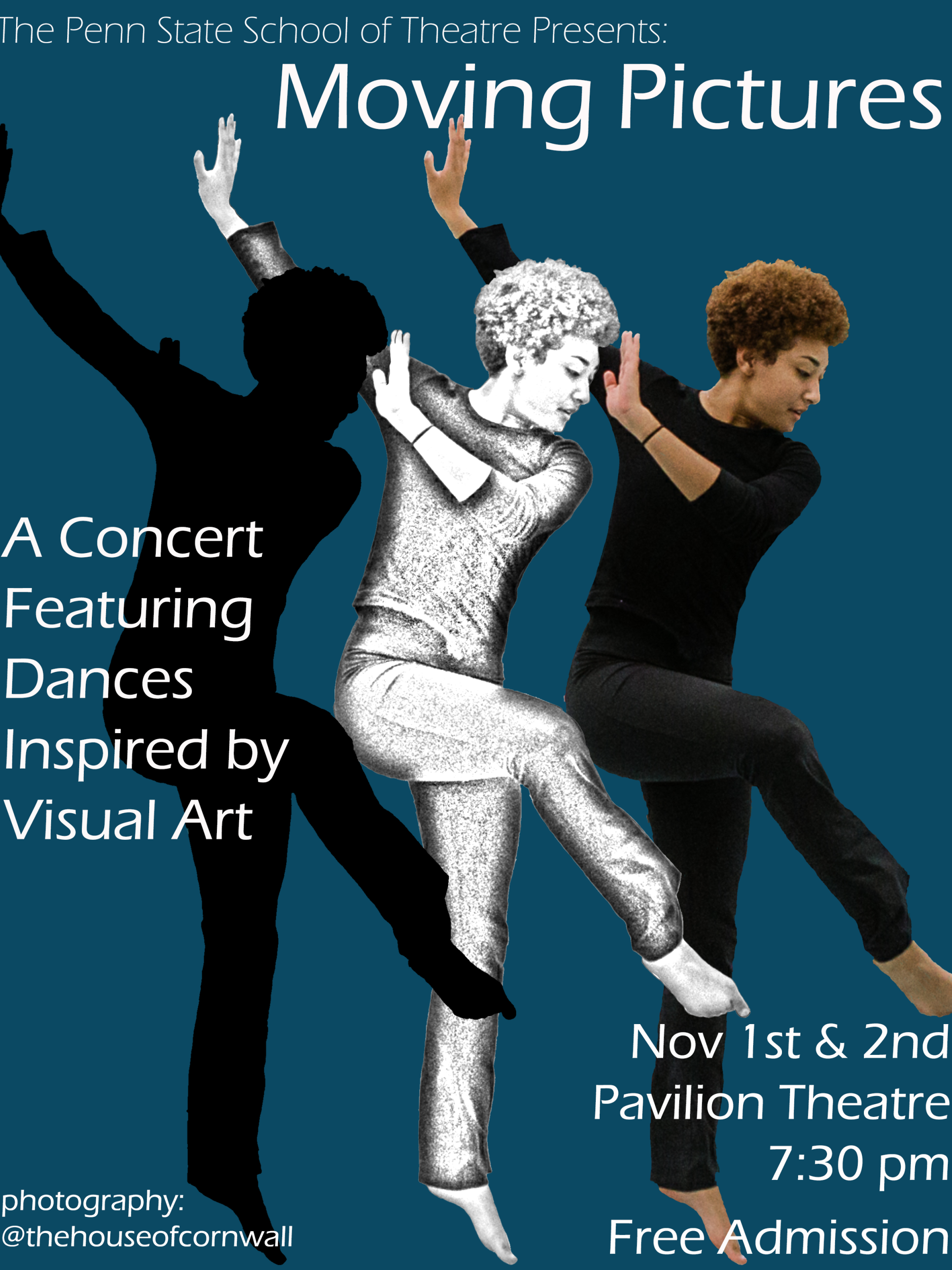 School of Theatre 'Moving Pictures' poster