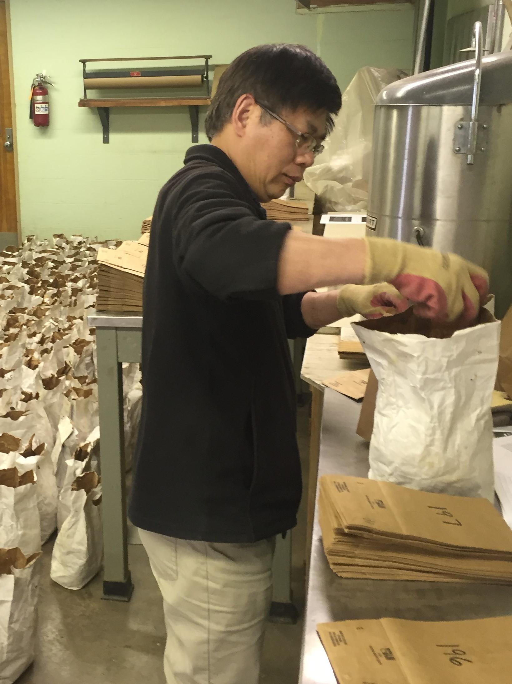 Dr. Qu and potatoes