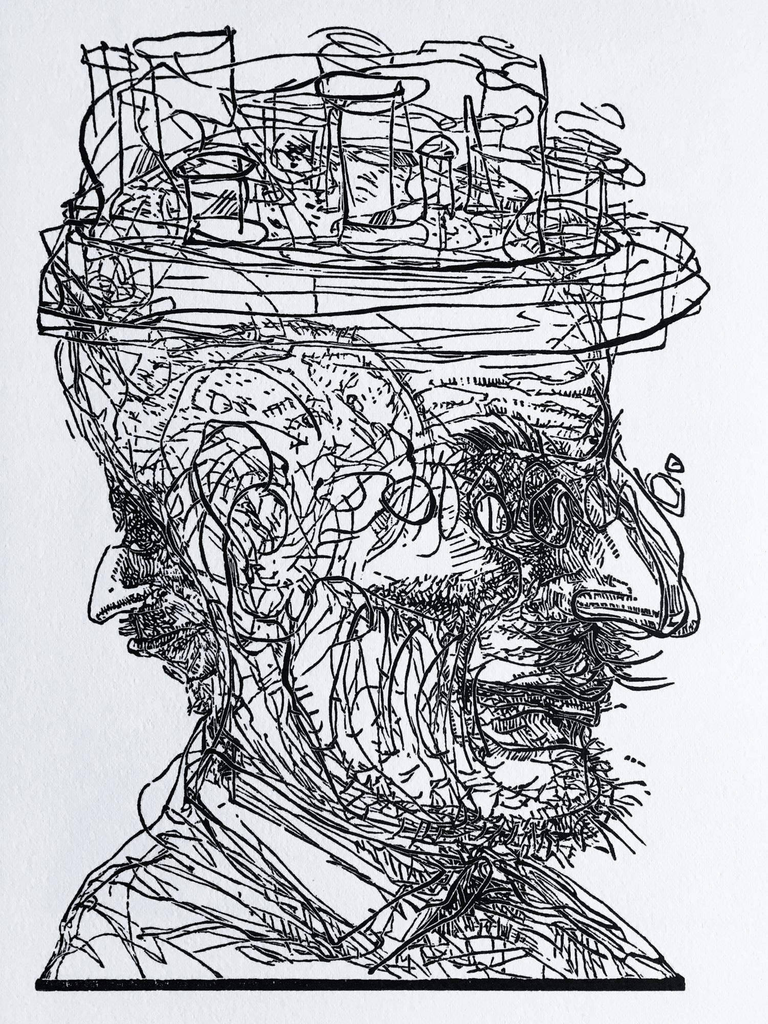 A wood engraving by David M. Moyer