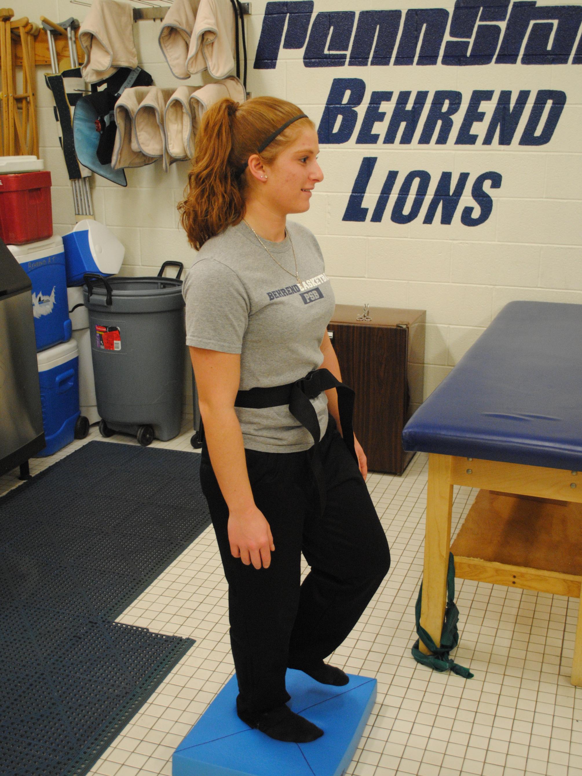 Rachael Razzano, a sophomore accounting major on the women's basketball team, is one of the student athletes who has taken the C3 Logix testing.