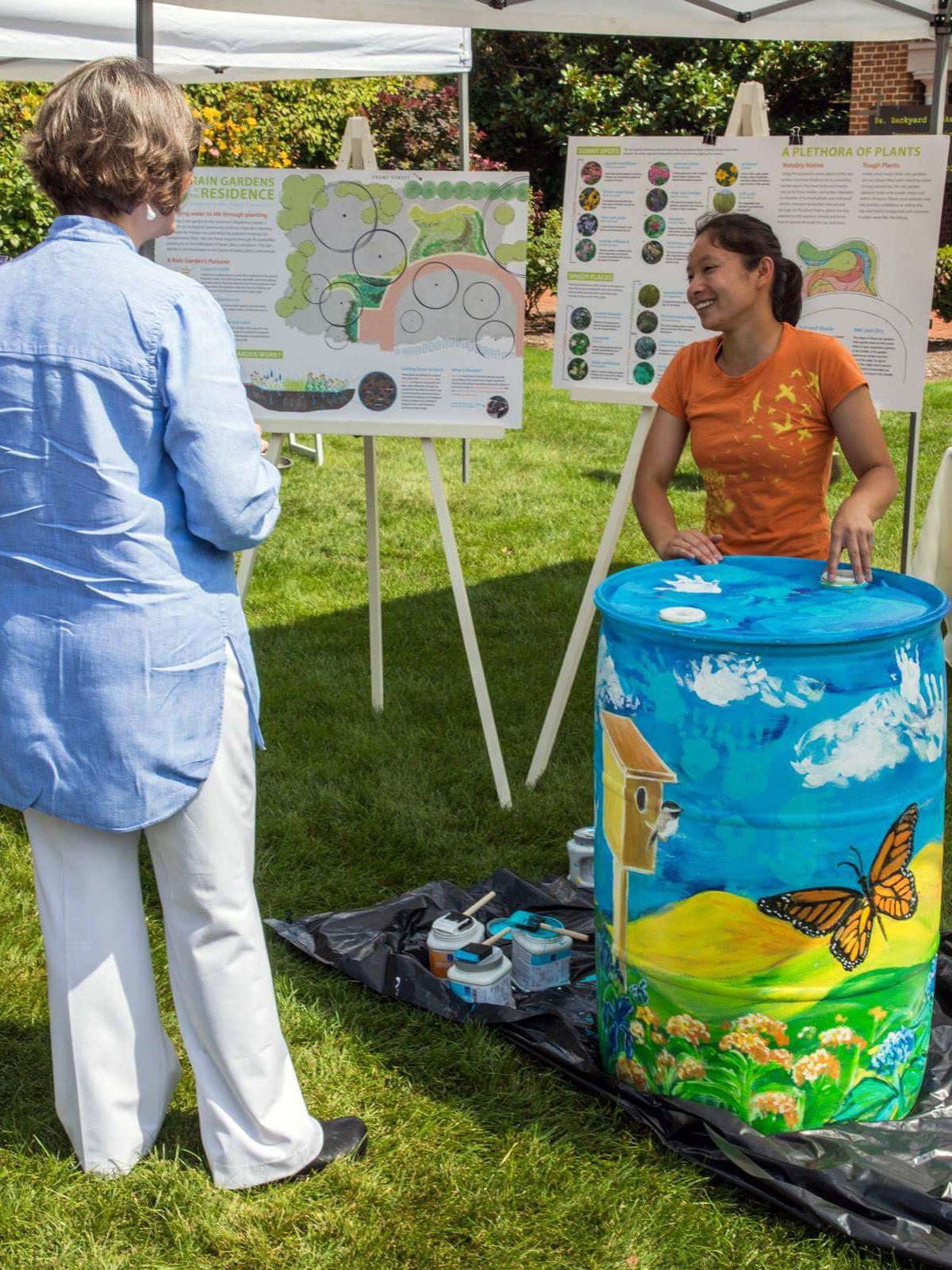 Landscape architecture student Zoe Roane-Hopkins
