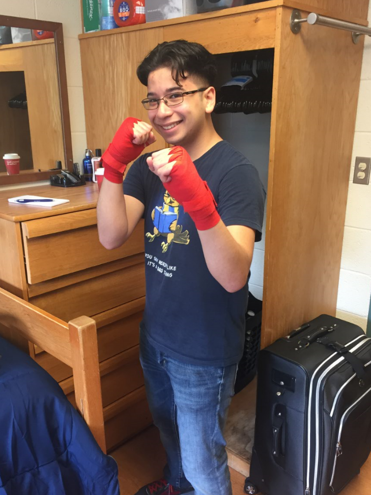 Jayden Ruiz, from Allentown, Pa., is an avid martial artists. 