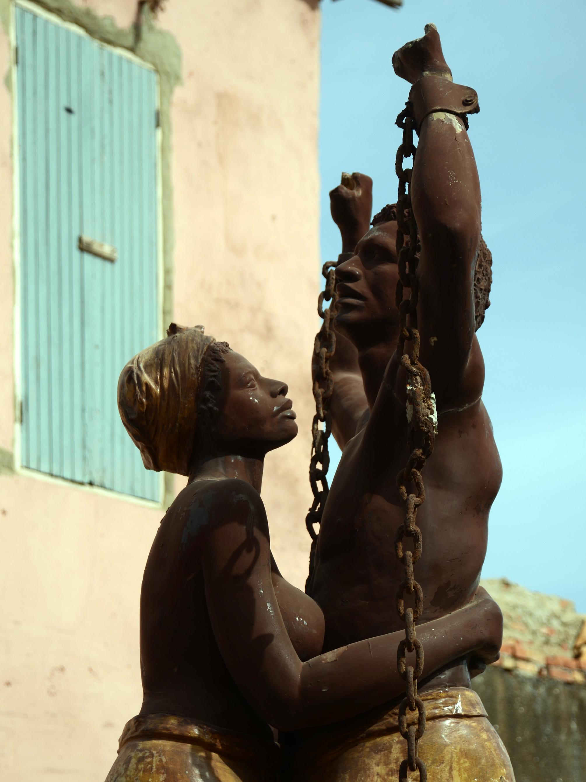 Slavery statue