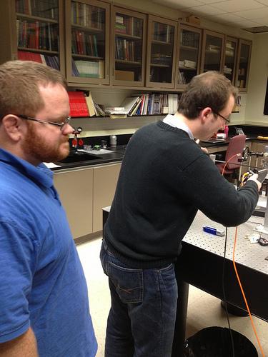 2 men with SPP wave device