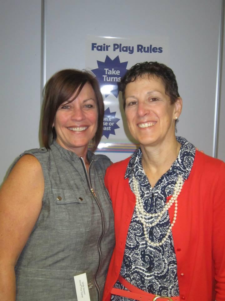 PATHS trainers Sandra Stewart and Elaine Berrena in Scotland