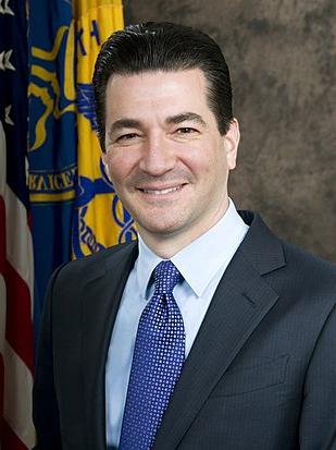 A portrait of former FDA Commissioner Dr. Scott Gottlieb
