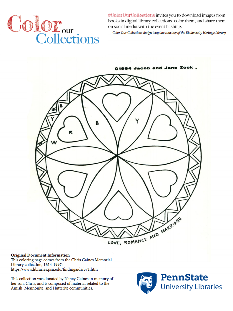 Penn State University Libraries Pennsylvania German hex sign designs