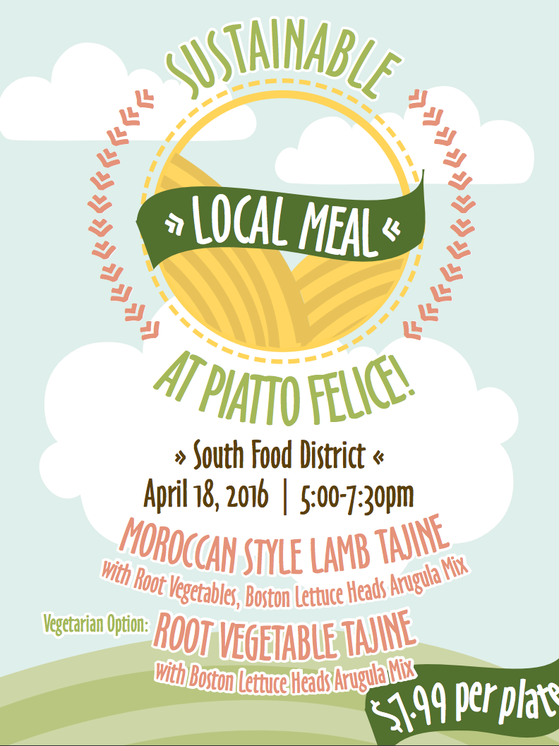 Residential Dining Special Meal 4.18.16